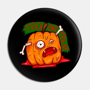 Spooky Pumpkin Trick or Treat Pin