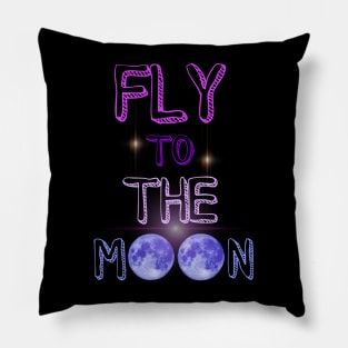 Fly Me To The Moon by kuh Pillow