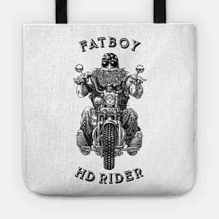 MOTORCYCLE BIKE RIDER - FATBOY RIDER Tote