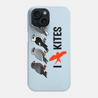 Cute Cartoon I Love Kites (Birds) Phone Case