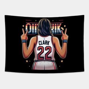 Caitlin Clark Retro Tapestry