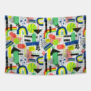 Back To School Collage Tapestry