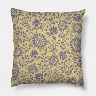 colorful floral pattern Pillow