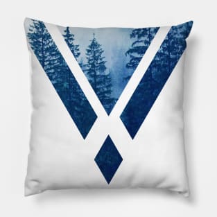 Geometric nature - Triangle Pillow