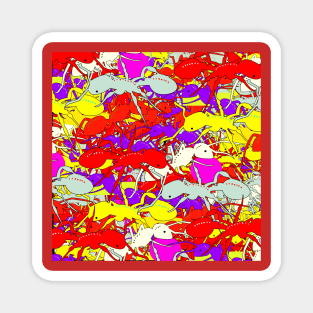 Colorful Ants Magnet