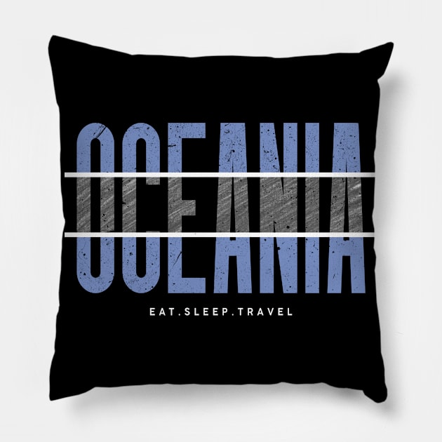 Oceania trip Pillow by SerenityByAlex