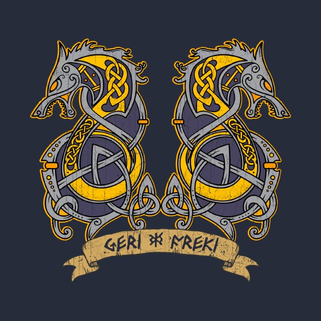 Geri & Freki: Odin's Companions by KennefRiggles