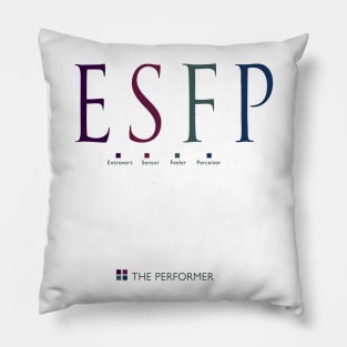 ESFP The Performer, Myers-Briggs Personality Type Pillow