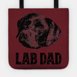 Chocolate Lab Dad Labrador Tote