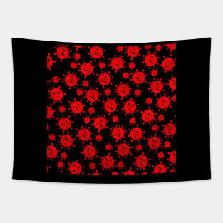 Virus Spread Pattern Tapestry