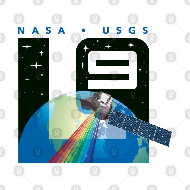 USGS Landsat 9 Logo by Spacestuffplus