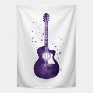 Auditorium Style Acoustic Guitar Universe Texture Tapestry