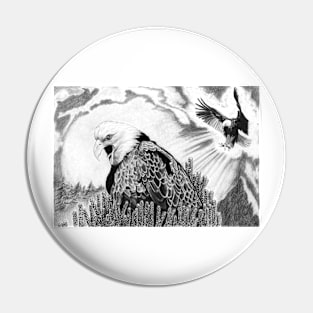 Bald Eagles Pin