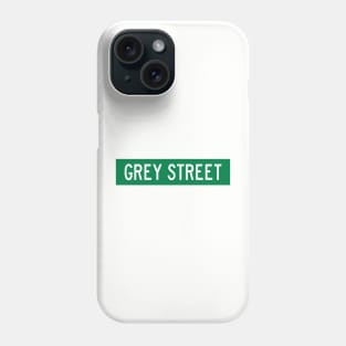 Grey Street - street sign Phone Case