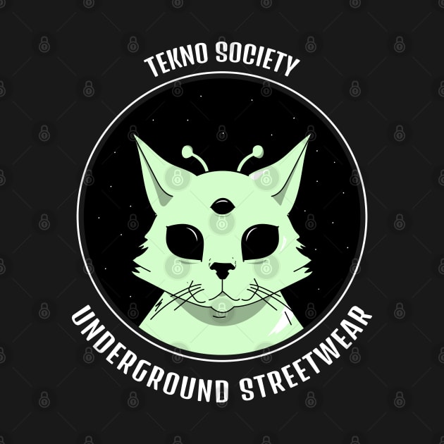 TEKNO Society Cat by T-Shirt Dealer