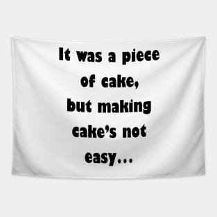 Barenaked Ladies - Piece Of Cake (dark text) Tapestry