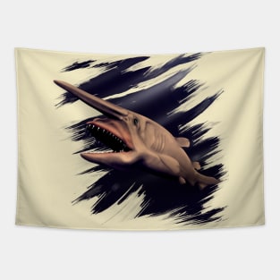 Goblin shark wall art Tapestry