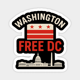 Washington - Free - DC Magnet