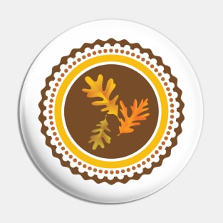 Fall Label Pin