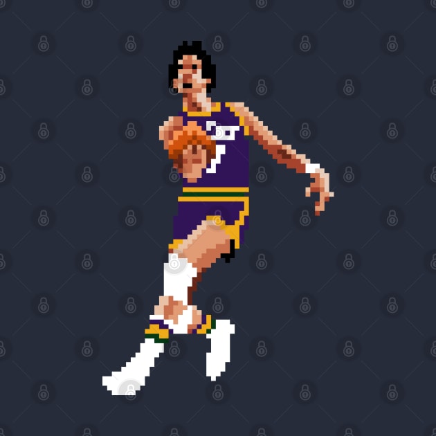 Pete Maravich Pixel by qiangdade