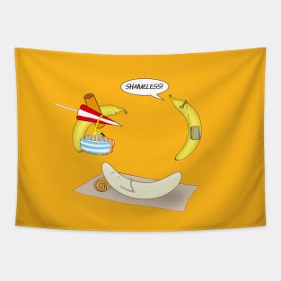 Prudish banana Tapestry