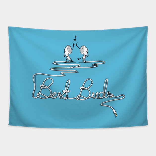 Best Buds Tapestry by Made With Awesome