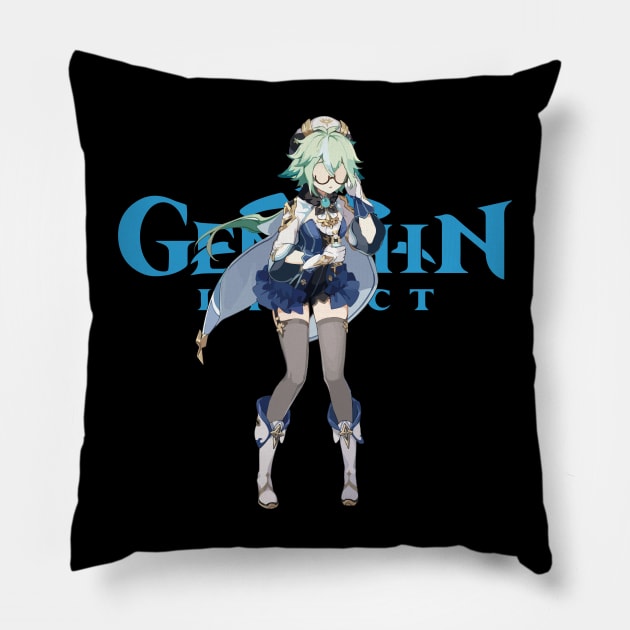 Genshin Impact Sucrose Pillow by Rendigart