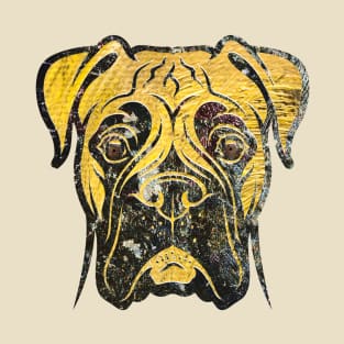 Boxer Dog Portrait Illustration T-Shirt