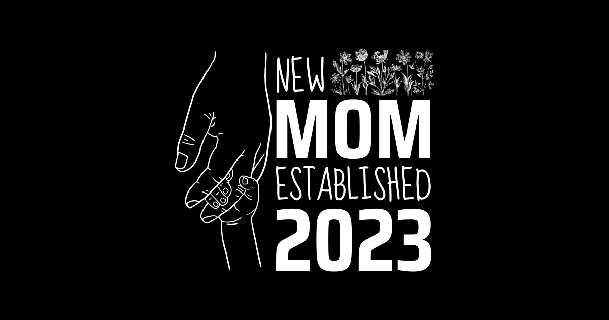 New Mom Established 2023 Promoted to Motherhood 2023 New Mom Gift