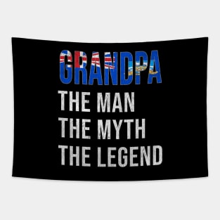 Grand Father Falkland Islanders Grandpa The Man The Myth The Legend - Gift for Falkland Islanders Dad With Roots From  Falkland Islands Tapestry