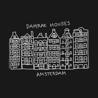 Amsterdam Damrak Houses T-Shirt