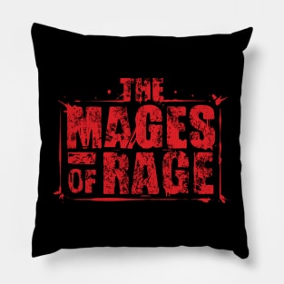 The Mages of Rage Logo Pillow