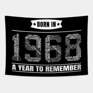 1968 Birth Year Events | 51st Birthday Gift Tapestry