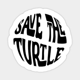 save the turtle Magnet