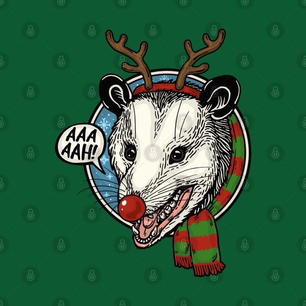 Xmas Possum by Dima Kruk