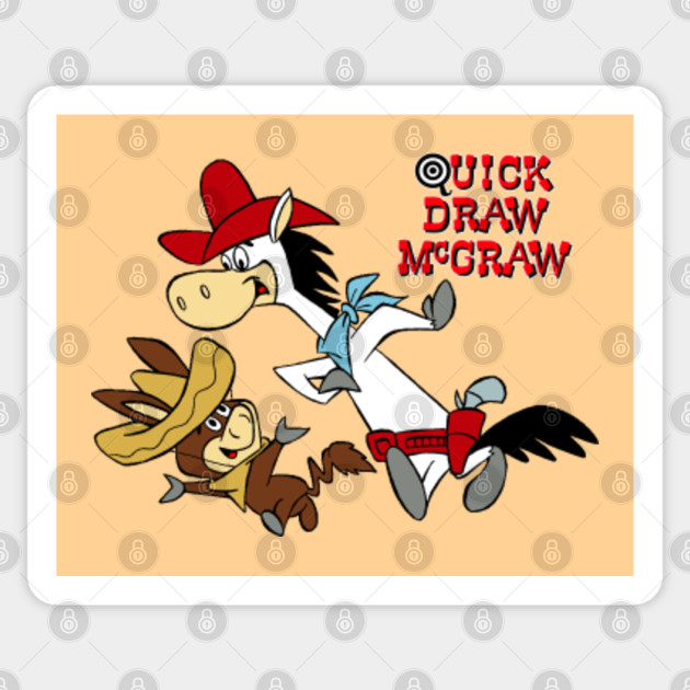 Quick Draw Mcgraw Baba Looey Quick Draw Mcgraw Sticker