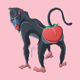 Le Baboon's Peach T-Shirt