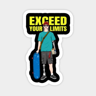 EXCEED YOUR LIMITS Magnet