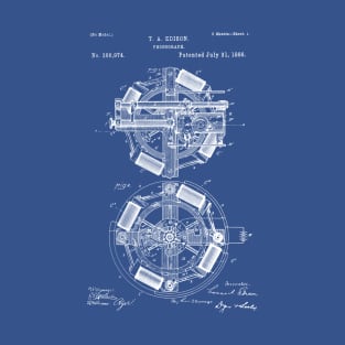 EDISON PATENT / Edison Patent 386974 Blueprint T-Shirt