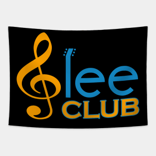 Glee Club Yellow and Blue T Shirt Tapestry