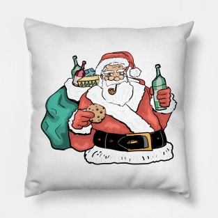 Colorful Santa Pillow