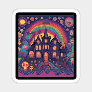 Spooky house Magnet