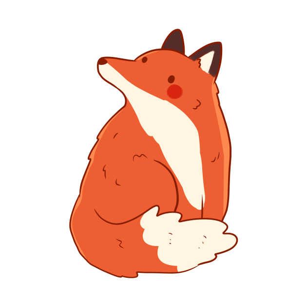 Cute fox illustration by Mayarart