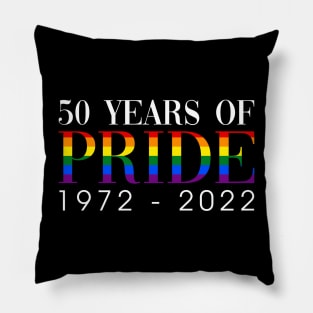 50 Years Of Pride In The UK Pillow