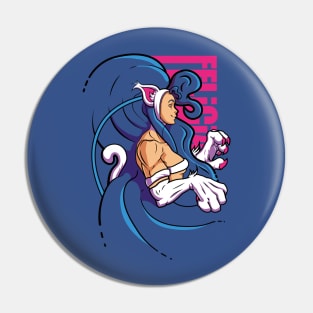 Felicia Profile from Capcom Darkstalker Pin