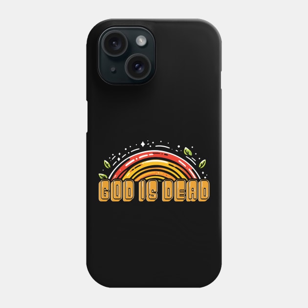 God Is Dead Phone Case by Trendsdk