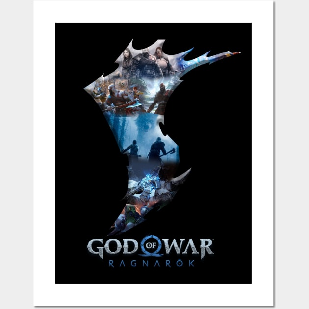 God of War Ragnarök Game Poster Official Book Art Kratos -  Portugal