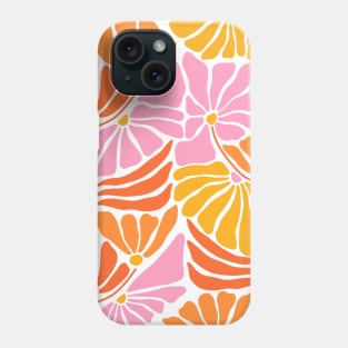 Pretty Pink Vintage Floral Pattern Phone Case