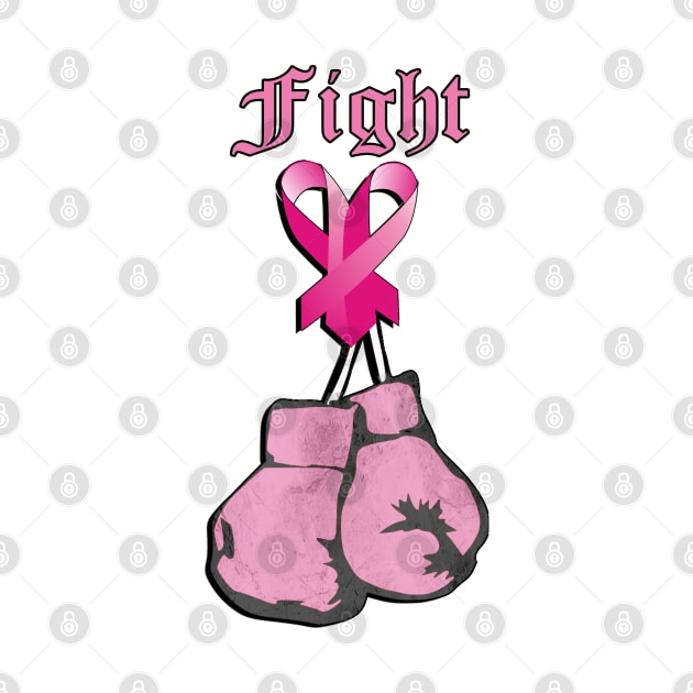 Breast Cancer Awareness Go Pink for October Inspirational Quote FIGHT Survivor Gifts by tamdevo1