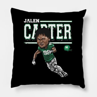 Jalen Carter Philadelphia Cartoon Pillow